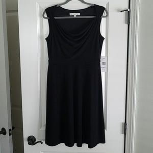 NWT Evan Picone black sleeveless dress